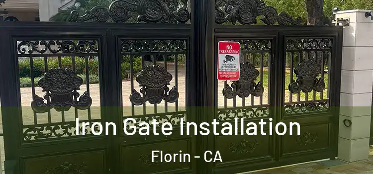 Iron Gate Installation Florin - CA
